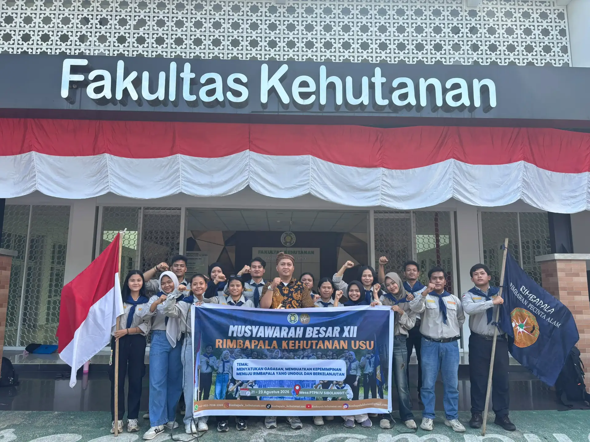 Rimbapala Student Organization of the Faculty of Forestry USU Holds General Assembly to Strengthen Its Path Toward Organizational Excellence